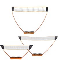 ZSB3 SET 3in1 BADMINTON NET + TENNIS + VOLLEYBALL + SUITCASE NILS