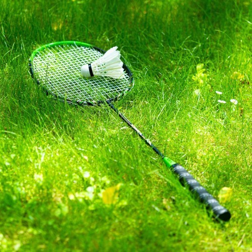 NR205 ALUMINUM ISOMETRIC / BADMINTON ROCKET + COVER NILS