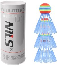 Воланы нейлоновые NILS NBL6091 с LED, 3 шт.