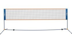 Badmintona tīkls NILS NN400, 400 cm, ar pilnu pārklāju