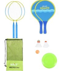 NRZ053 3IN1 BADMINTONA KOMPLEKTS NILS