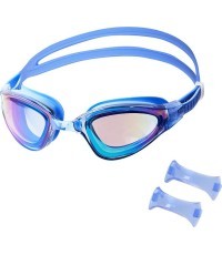 NQG180MAF BLUE/ RAINBOW SWIMMING GOGGLES NILS AQUA