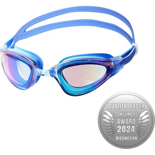 Peldbrilles NILS AQUA NQG180MAF zilas/varavīksnes