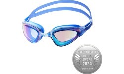 Peldbrilles NILS AQUA NQG180MAF zilas/varavīksnes
