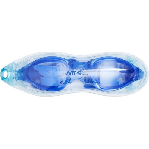 NQG180AF BLUE SWIMMING GOGGLES NILS AQUA