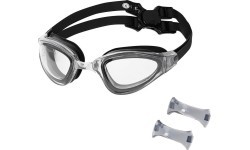 Melnas peldbrilles NILS AQUA NQG180AF