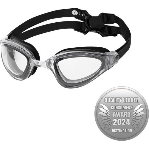 Melnas peldbrilles NILS AQUA NQG180AF