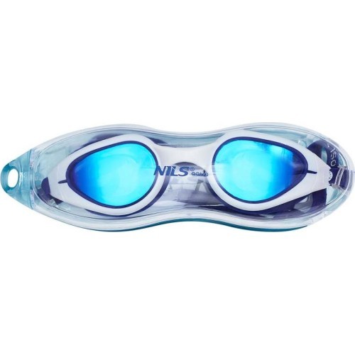 Очки для плавания Nils Aqua NQG480MAF сине-белые