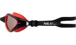 NQG480MAF BLACK/ RED SWIMMING GOGGLES NILS AQUA