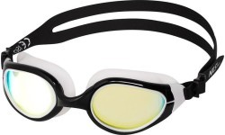 NILS AQUA NQG480MAF черно-белые очки для плавания
