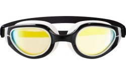 NILS AQUA NQG480MAF melnbaltas peldbrilles