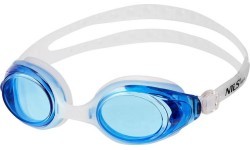 Очки для плавания Nils Aqua NQG600AF, бело-синие