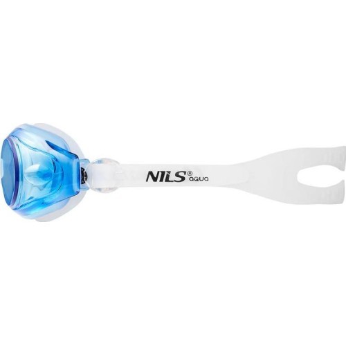 Очки для плавания Nils Aqua NQG600AF, бело-синие