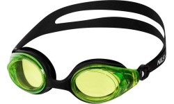 NQG600AF BLACK/ GREEN SWIMMING GOGGLES NILS AQUA