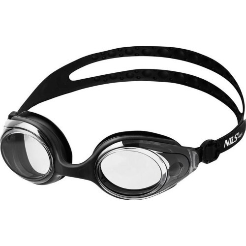 NQG600AF черные очки для плавания NILS Aqua