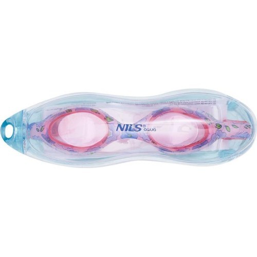 Детские очки для плавания NILS AQUA NQG170FAF Pink Flowers