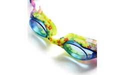 Детские очки для плавания NILS Aqua NQG170FAF Blue Flowers