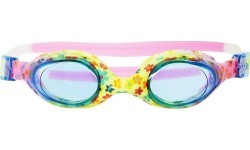 NQG170FAF BLUE FLOWERS JUNIOR GOGGLES NILS AQUA