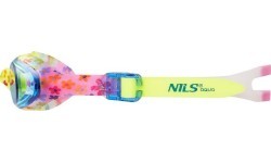 Детские очки для плавания NILS Aqua NQG170FAF Blue Flowers