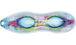 Детские очки для плавания NILS Aqua NQG170FAF Blue Flowers