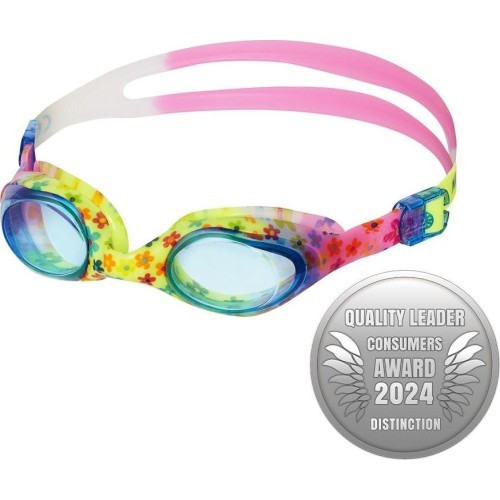 Junioru peldbrilles NILS Aqua NQG170FAF Blue Flowers