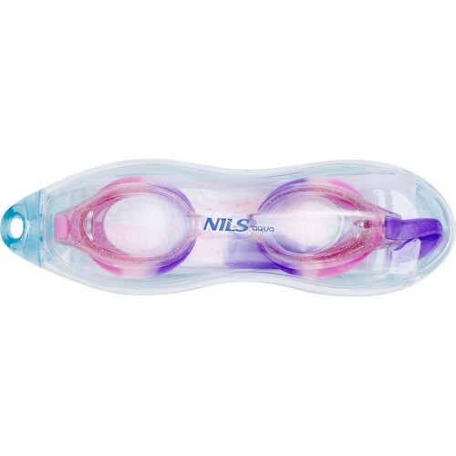 NQG870AF PINK JUNIOR SWIMMING GOGGLES NILS AQUA
