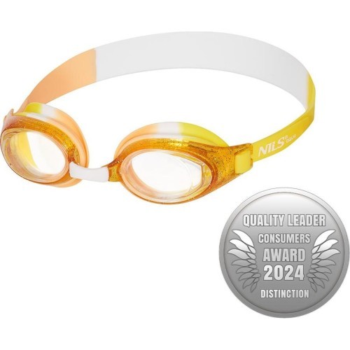 Dzeltenas junioru peldēšanas brilles NQG870AF NILS Aqua