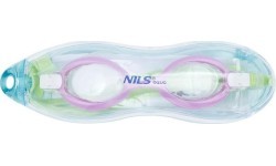 Junioru peldēšanas brilles NILS AQUA NQG700AF, zaļas/violetas