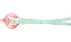 Детские очки для плавания NILS AQUA NQG700AF, мятно-розовые