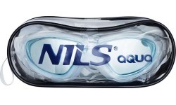 NQG280MAF WHITE JUNIOR SWIMMING GOGGLES/MASK NILS AQUA