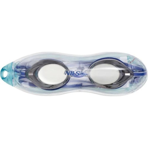 NQG230MAF zilas sacīkšu peldbrilles Nils Aqua
