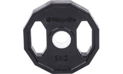 Ar gumiju pārklāts olimpiskais svaru disks inSPORTline Ruberton 5 kg 50 mm