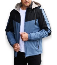 J.Style Dvipusė Striukė Vyrams Black Blue 84M3015-117