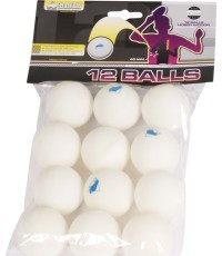 Мячи для настольного тенниса Buffalo Hobby, 12шт без целлюлозы