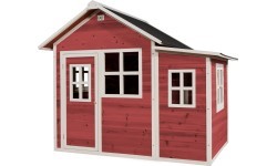 EXIT Loft 150 koka rotaļu mājiņa – sarkana