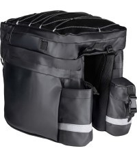 Velosipēdu bagāžnieki FORCE Adventure // 35L (melni)
