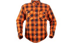 Motociklista krekls BOS Lumberjack - Oranža