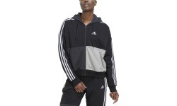 Adidas Women's Full-Zip Hoodie Grey/Black HC8833