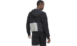 Adidas sieviešu jaka ar rāvējslēdzēju, pelēka/melna, HC8833