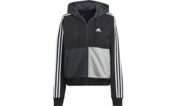 Adidas Women's Full-Zip Hoodie Grey/Black HC8833