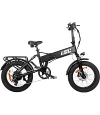 Складной электрический фэтбайк ISL Baxom 20" - Black