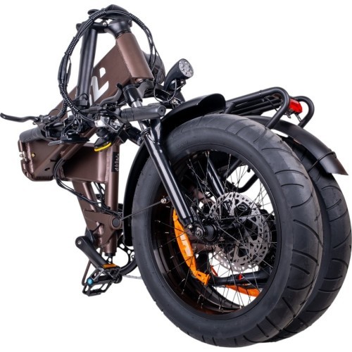 Складной электрический фэтбайк ISL Baxom 20" - Black