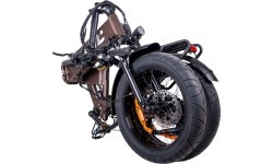 Складной электрический фэтбайк ISL Baxom 20" - Black