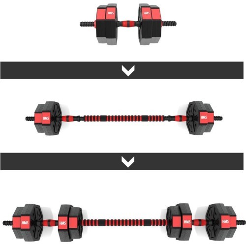 SGC20  BARBELL AND DUMBBELLS COMPOSITE HMS - 15 kg