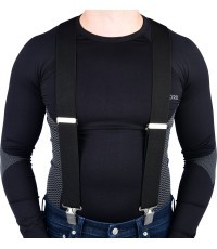 Bikšturi Oxford Riggers - Braces, Black