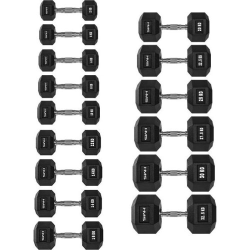 Hantele HMS Hex Pro - 4 kg