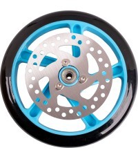 Сменное колесо с тормозным ротором для самоката inSPORTline Discola 200 x 30 мм - Blue