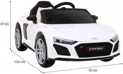 Электромобиль Audi R8 LIFT, белый