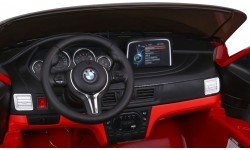 Электромобиль BMW X6M XXL, окрашенный красный