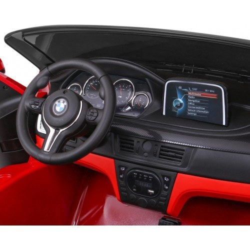 Электромобиль BMW X6M XXL, окрашенный красный